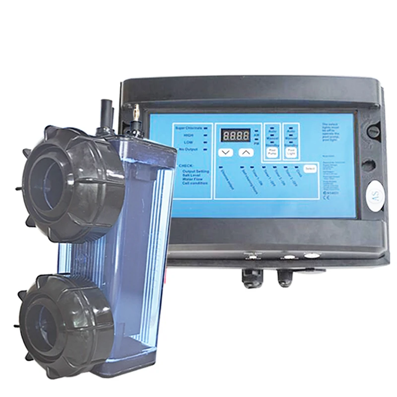 Complete Salt Water Pool Chlorine Generator System Chlorinator Cell For Salt In To Water Pool