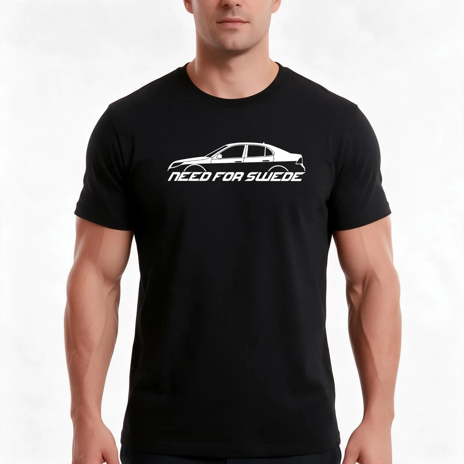 Need For Swede - 9-3 facelift 2nd gen sedan T-Shirt Summer Casual Cotton Tee Oversized Streetwear Tops Vintage Graphic Print