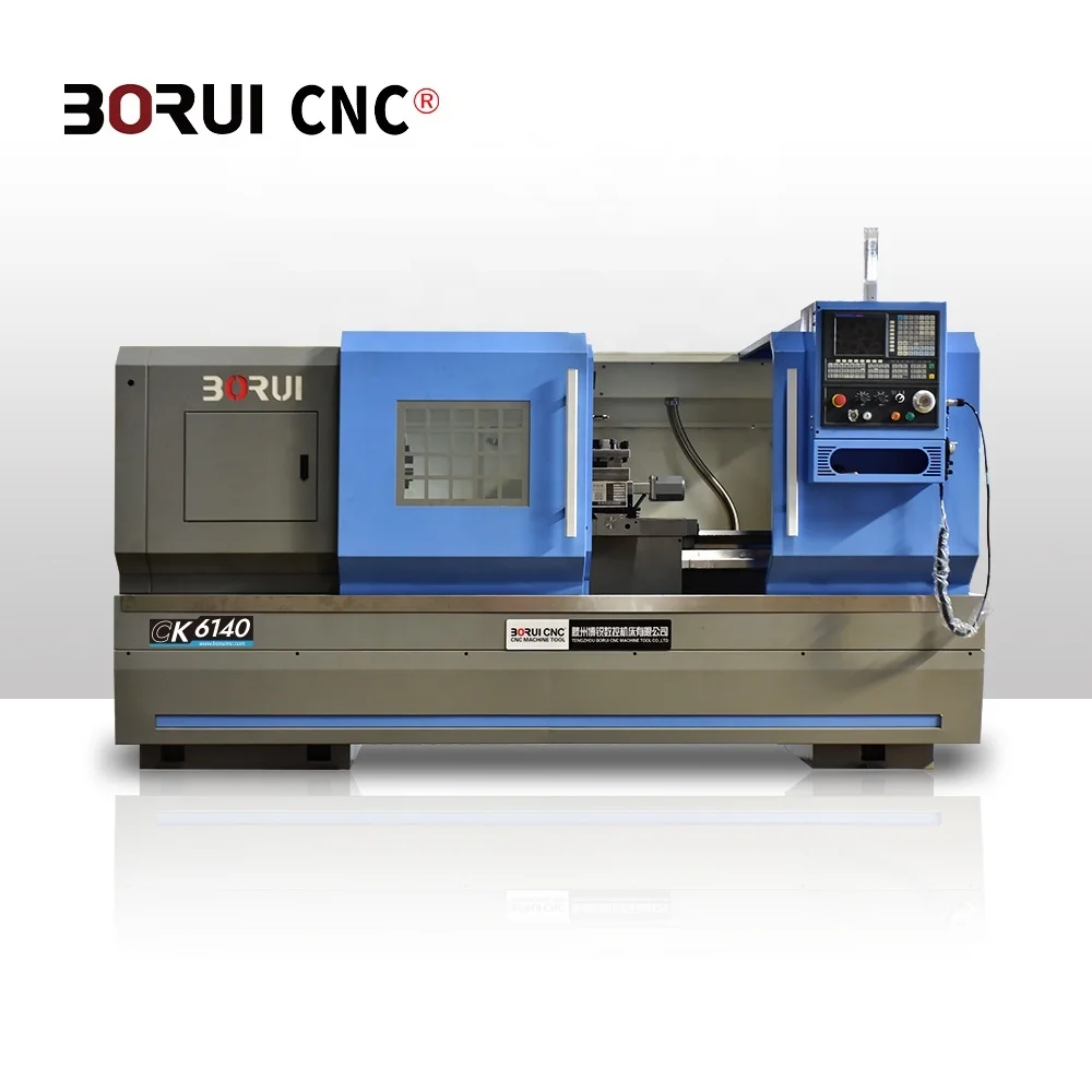 CK6140 4 Meter Equipped With Automatic Feeding 8 12 Position Turret Cnc Lathe 2000Mm Length