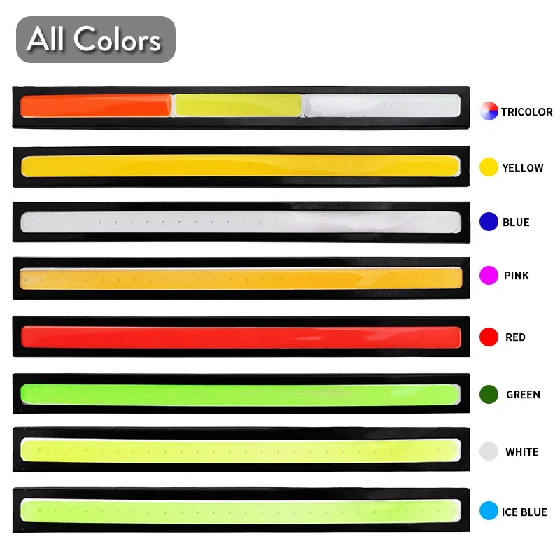 2szt 17CM Samochodowe światła LED COB do jazdy dziennej Pasek 12V Auto DRL Światło przeciwmgielne do jazdy Wodoodporne do dekoracji pojazdów