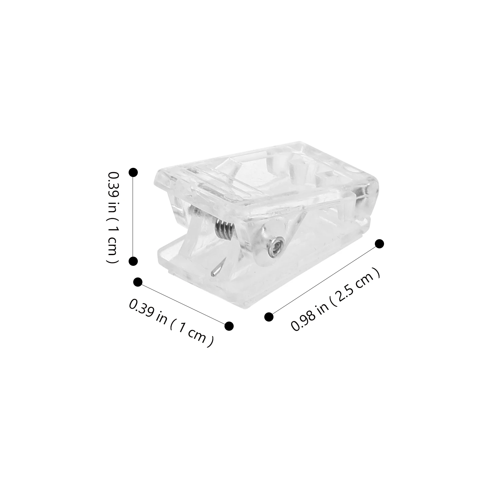 

30 Pcs Name Tag Clip Holder Clip Self Adhesive Wall Hanger for ID Cards Badges Photos Tapestry Display Transparent