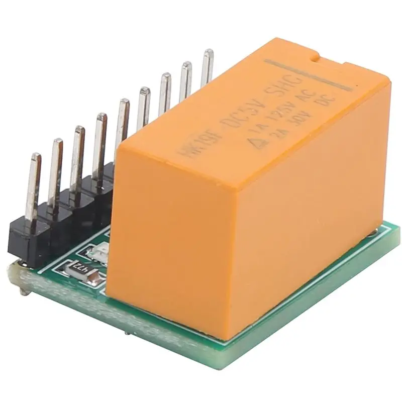 AB42-For Switch PCB Board Relay Module 5 Pack Mini 1 Channel 12V DC DPDT Relay For Arduino Raspberry Pi