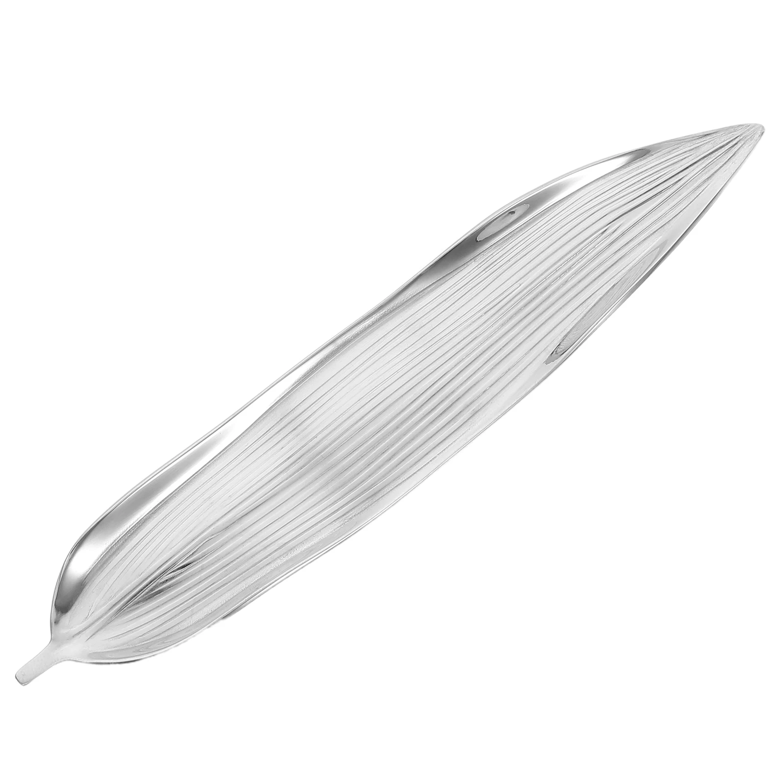 

Stainless Steel Chopsticks Rest Leaf Shaped Silver Creative Kitchen Utensil Holder Dining Environment