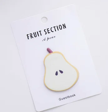 30sheet Creative Design Fruit Memo Pad for Kids Cute Cartoon Scrapbook Journal Decor Notepad Study Sticky Note School Supplies