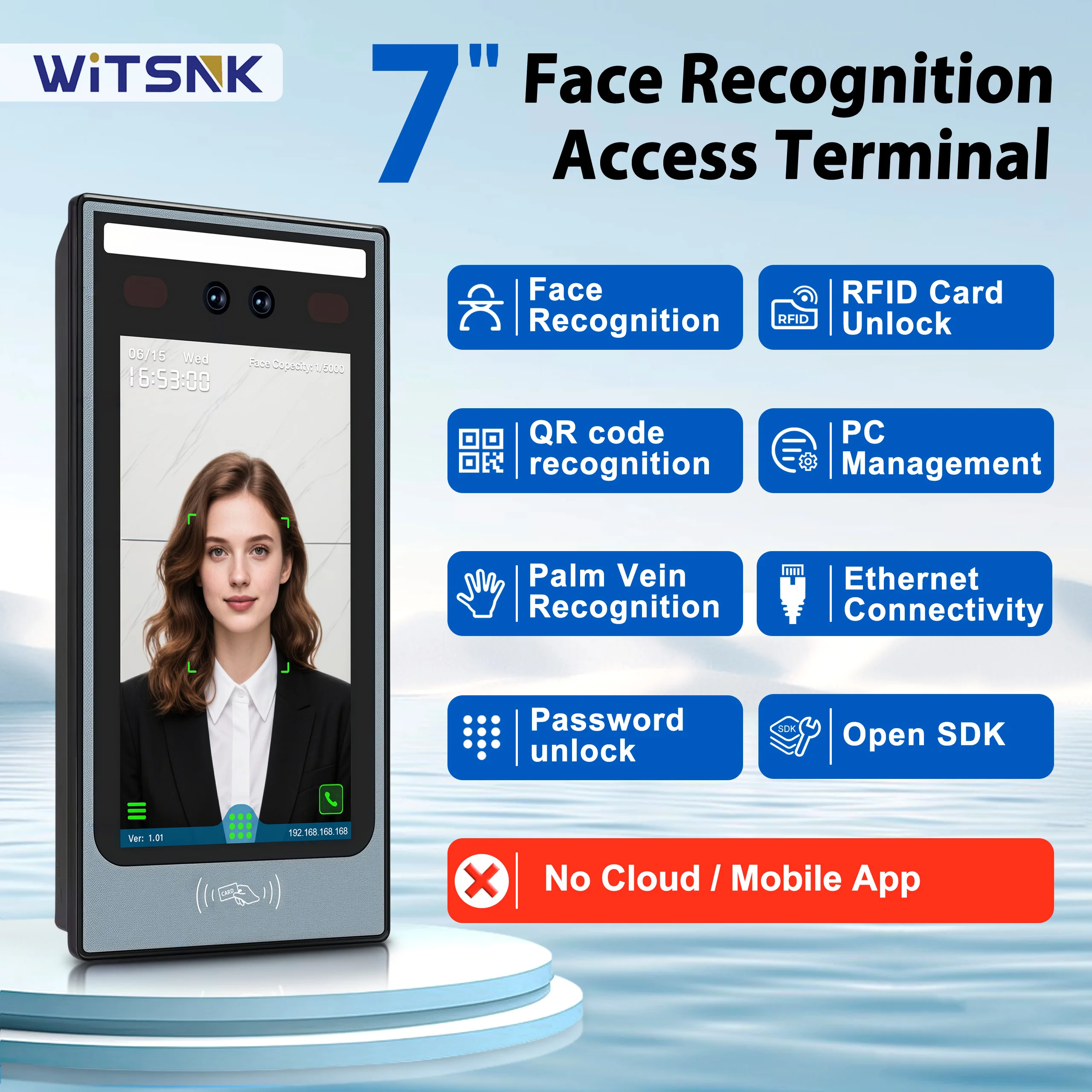 

WITSNK SNK-8700 Терминал контроля доступа