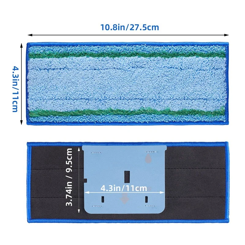 Mop Pad Compatible For Irobot Braava Jet M6 Robot Mop Parts Accessories Kit Washable Mop Cloth Pads