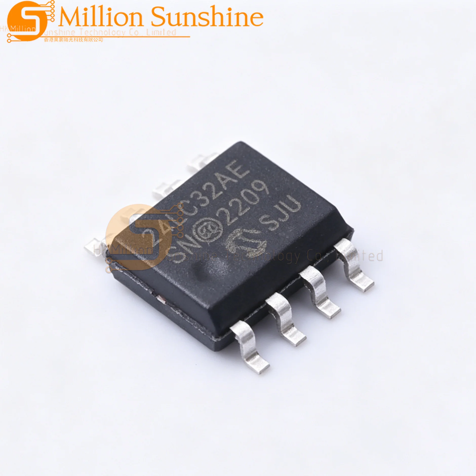 10pcs 24LC32AT-E/SN SOIC-8 I2C 32Kbit 400kHz 24LC32A EEPROM Memory Chip New Original