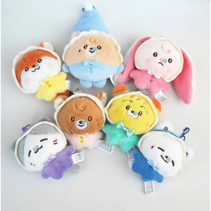 10cm K-Pop Idol Weicher Plüsch-Schlüsselanhänger Jisung Chenle Renjun Niedliche Puppe Fan-Geschenk Taschenanhänger Sammlerstück Schlüsselring