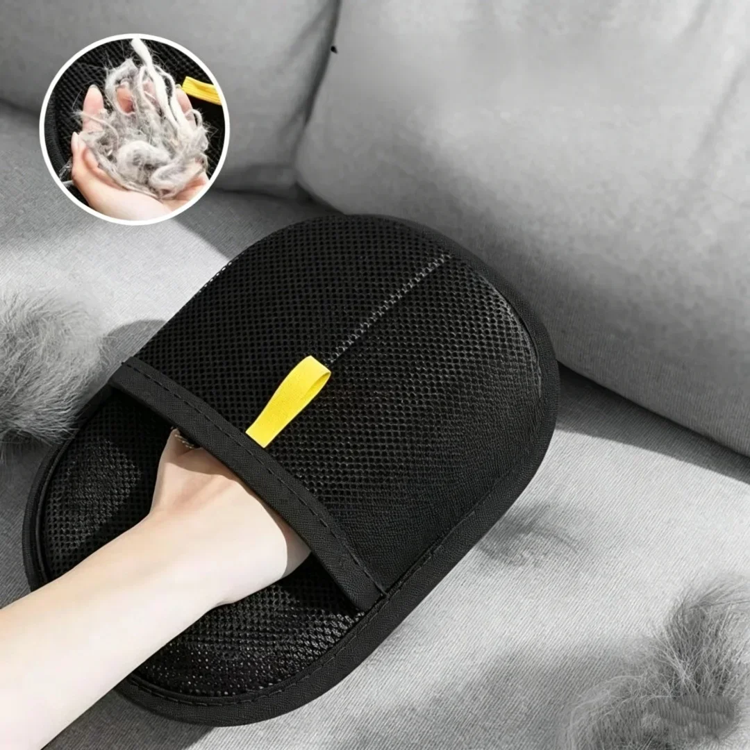 Dog Glove Brush Cat Hair Glove Wool Removal Glove Reusable Pet Hair Remover Grooming Mitt for Shedding Cats and Dogs