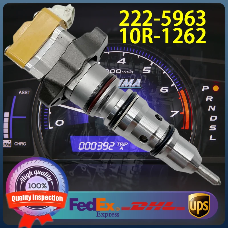 

222-5963 EX631262 10R-1262 High Quality Diesel Fuel Injector 2225963 EX631262 10R1262 for Caterpillar CAT 3126B Engine