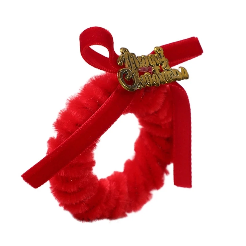 

Holiday Dinner Decors Polyester Napkin Rings For Christmas Party Place Setting