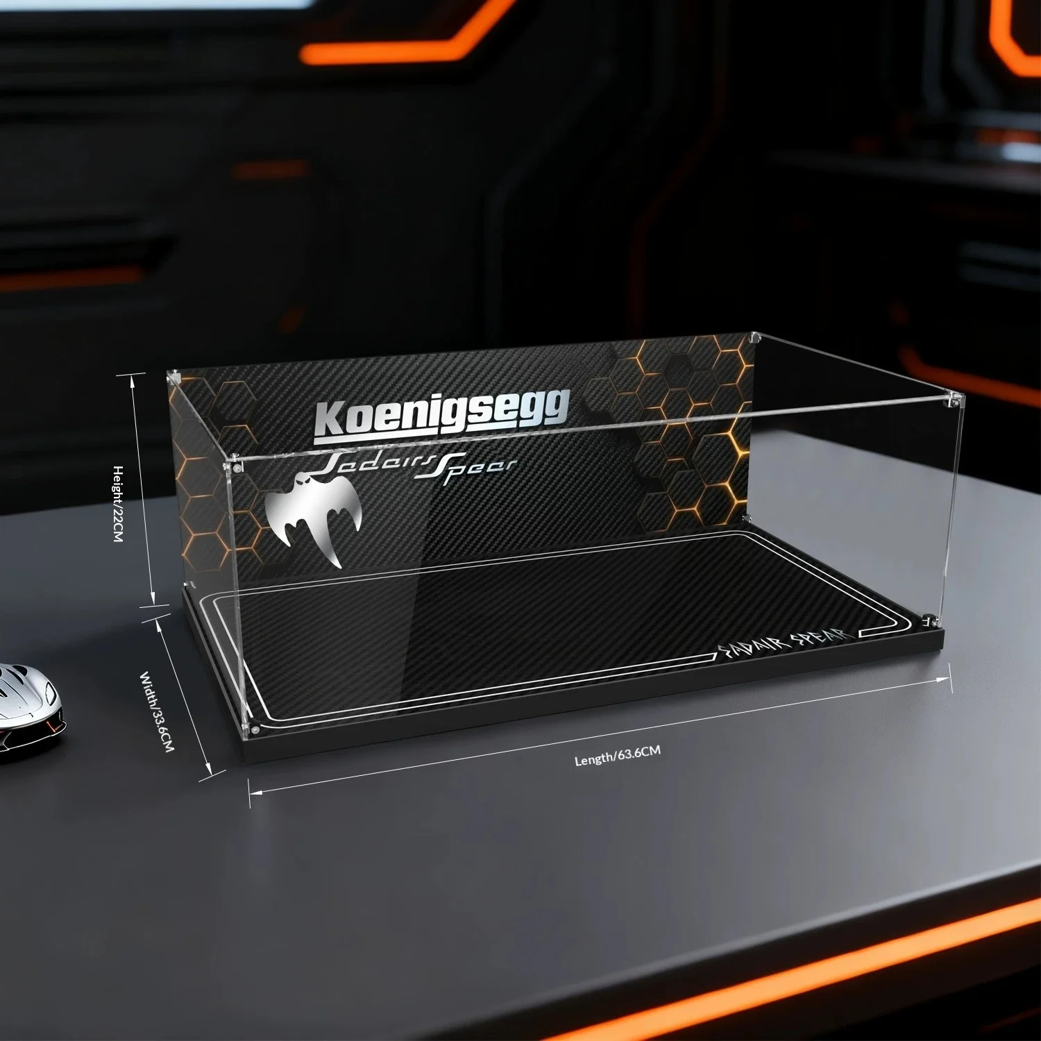 Suitable for LEGO 42232 Technic Koenigsegg Sadair's Spear Building Block Display Box Storage Box