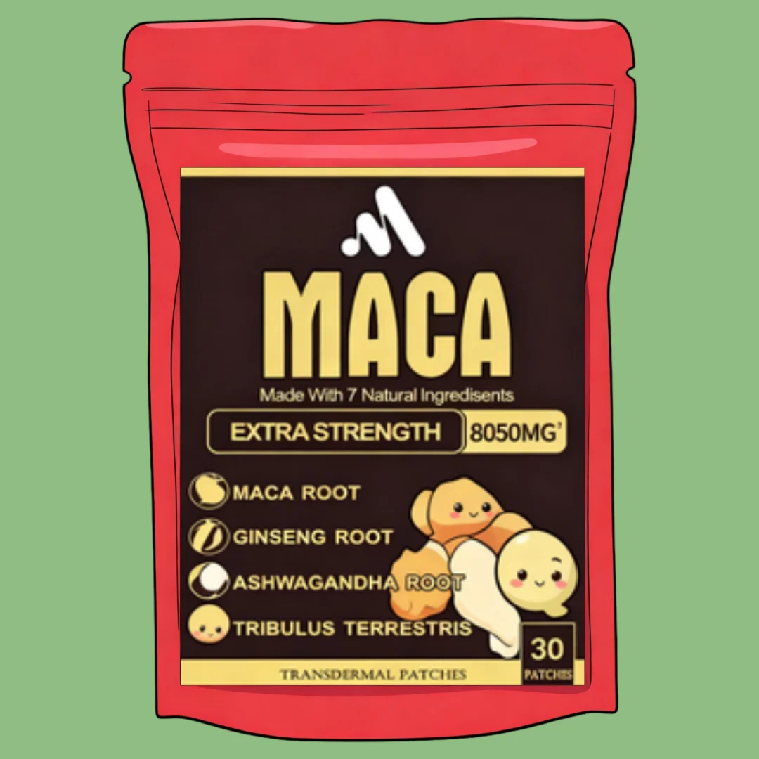 Ashwagandha Maca Ginseng Root Transdermal Patches for Men & Women 30 Patches