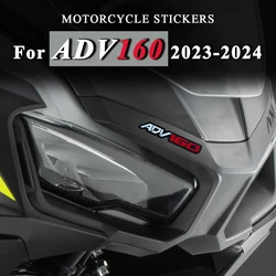 1 Pcs PVC Motorcycle Stickers for ADV 160 2023 Accessories Waterproof Motorbike Decals Decoration For Honda ADV160 2022-2024