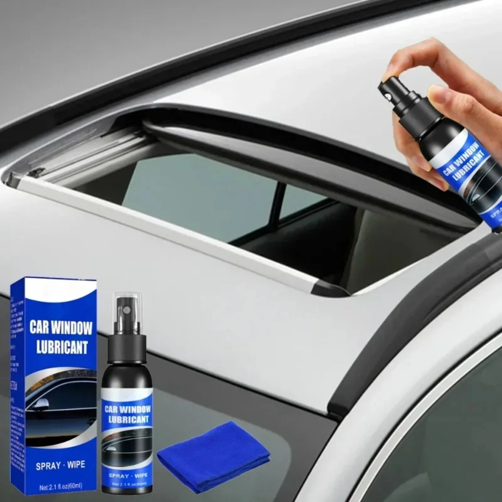 60 مللي نافذة زيوت التشحيم المطاط الباب شريط مطاطي سيارة تليين صيانة يزيل الضوضاء منتجات السيارات العالمية #1