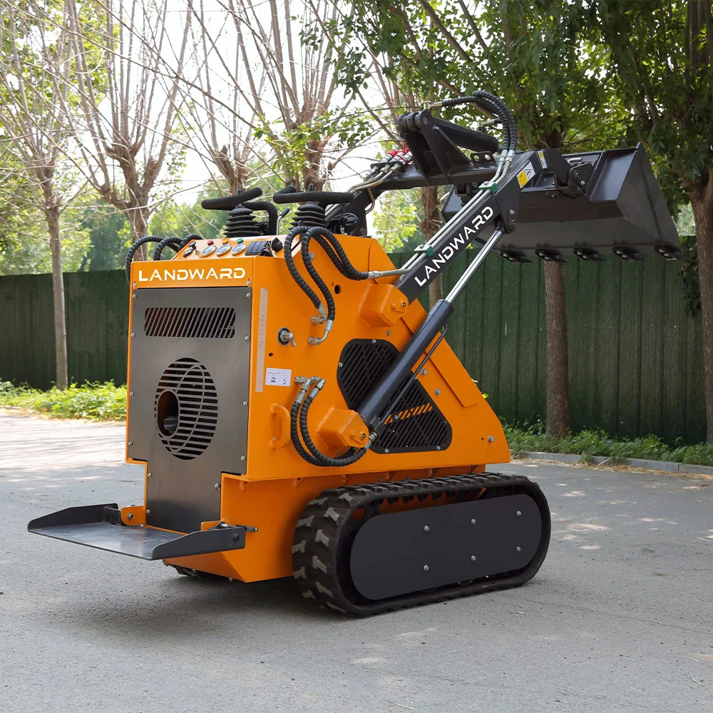 

Customized Mini Skid Steer Loader With Mulcher Attachment Tracked Ride Mini Skid Steer Loader Fast delivery from China factory