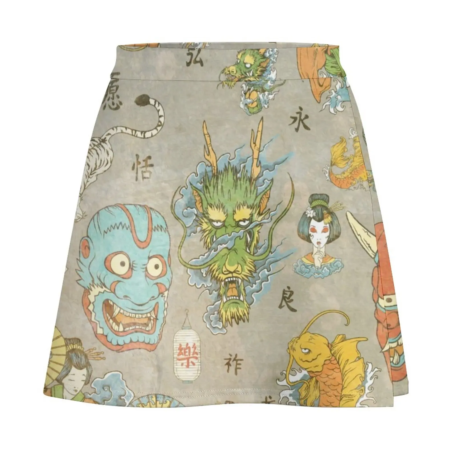 Japanese Collage Mini Skirt fairy core korean style women clothing skirts for womens skirts for womans