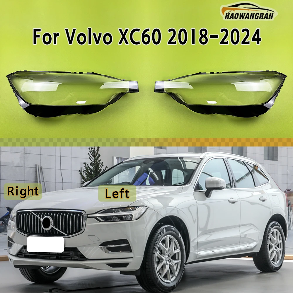 

Headlamp Cover Headlight Shell Lens Plexiglass Replace Original Lampshade For Volvo XC60 2018 2019 2020 2021 2022 2023 2024