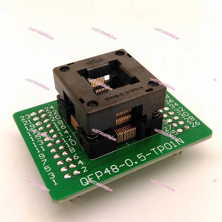

QFP48-0.5 Chip Программирование Seat LQFP48IC испытательное сиденье, программирование сиденья вниз-прессование Shrapnel