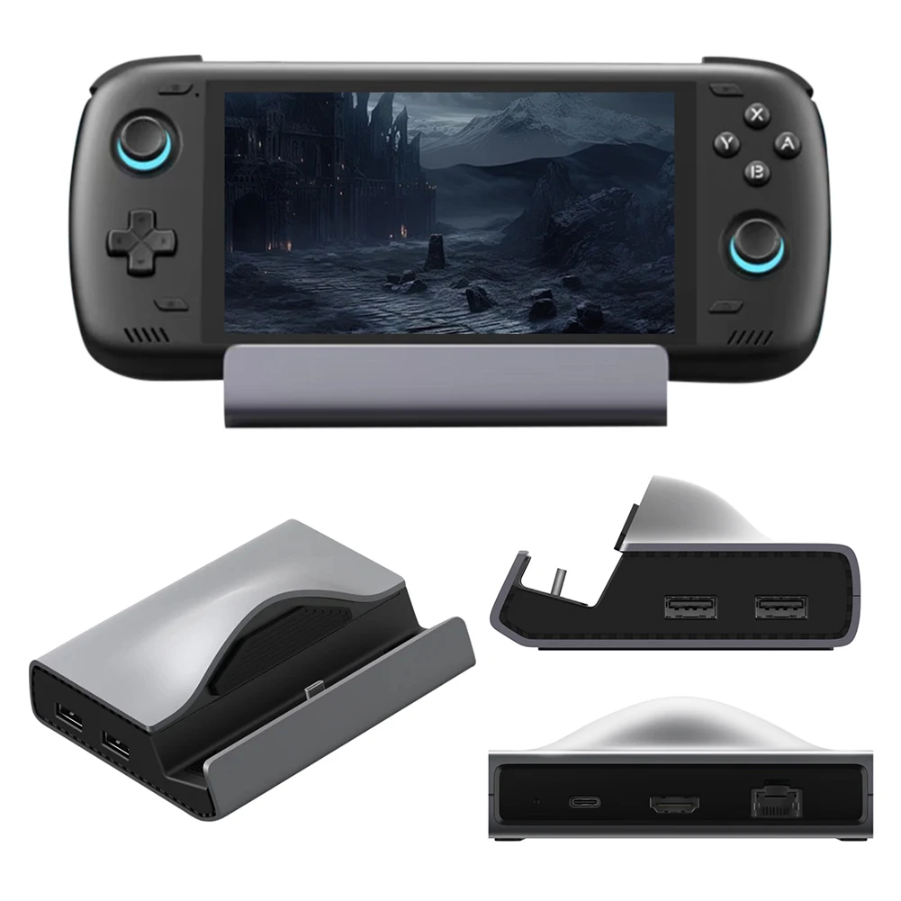 

Gaming Docking Station For Ayn Odin 2 Portal/Odin 2/Odin 2 Mini Console Multi-Function Dock Station Charging Base SSD Storage