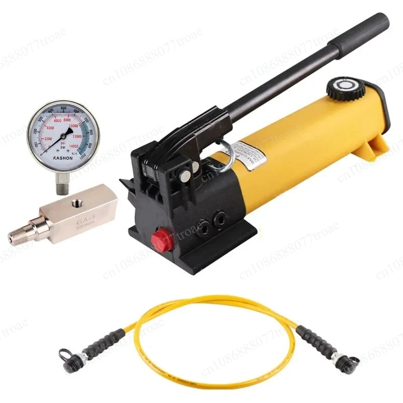 P-142 Complete Set, ENERPAC Same Design Two Speed Hydraulic Hand Pump Manual Pump Set With Hoses