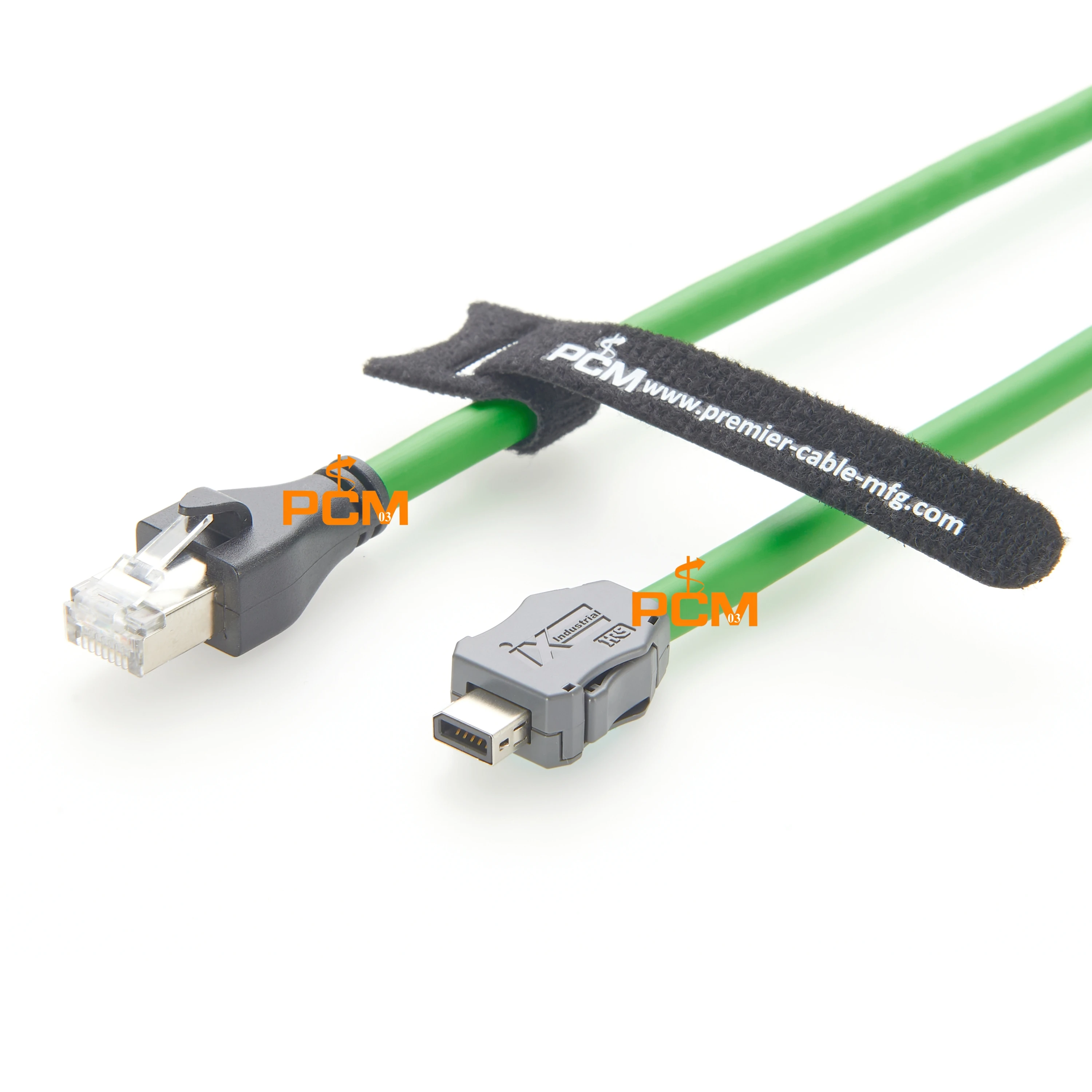 ix Industrial B-key to RJ45 Cat6a Ethernet Cable for Embedded Industrial Computers Control Panels Compact Vision Camera Switch
