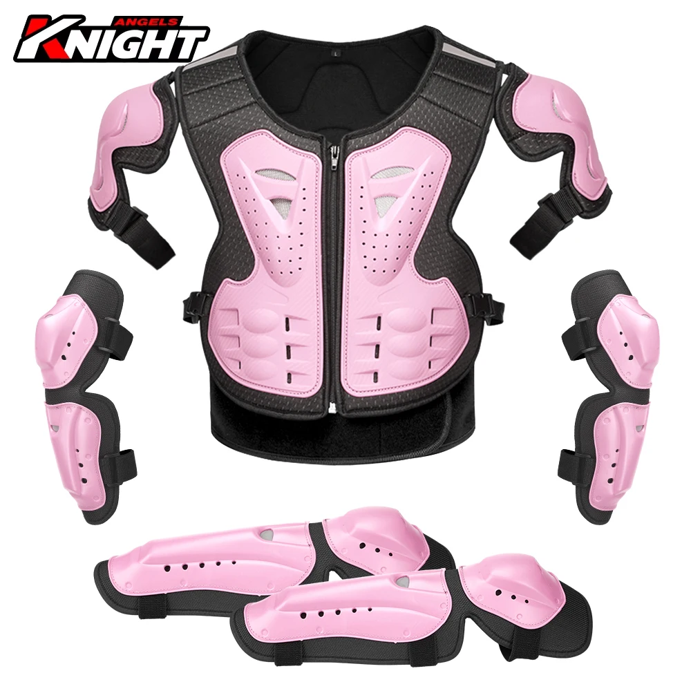 Women's Motorcycle Armor Vest Elbow Knee Pad Motocross Full Body Armor Anti-Fall Motorbike Racing Riding Clothing Wear-Resistant