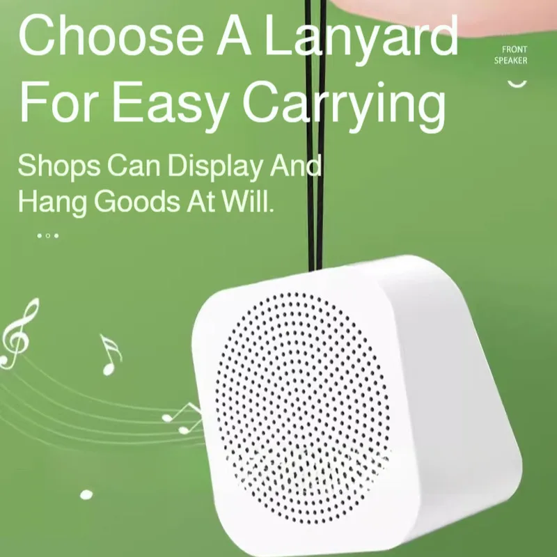 Portable Smart Speaker Bluetooth audio Receipt efficiency Functionality volume adjustment Rapid identification