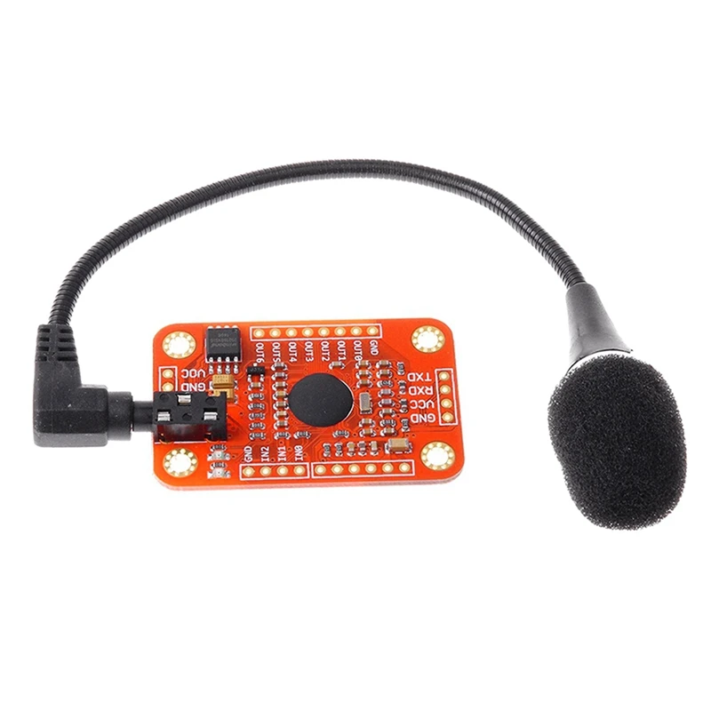 2X Voice Recognition Module V3 Speed Recognition Compatible With Ard For Arduino Support 80 Kinds Of Voice Sound Board