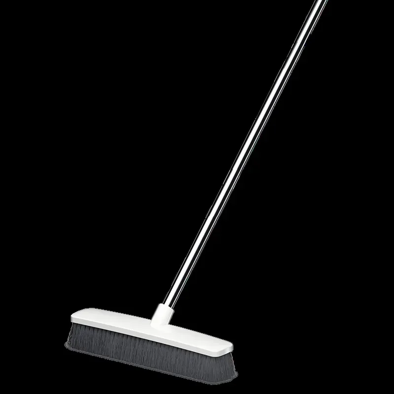 for 6 Layer Thickened Hard Bristle Floor Brush Long Handle Bathroom Scrubber Heavy Duty Cleaning Broom  Tile Concrete