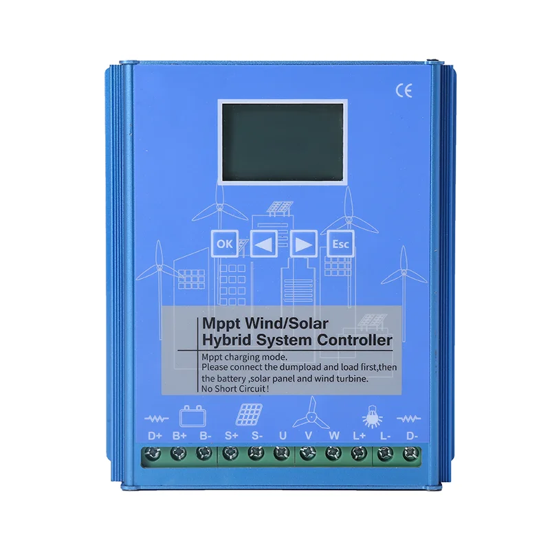 

Wind solar hyrbrid 20A 30A 40A 50A 60A solar controller 1000w 1500w 1800w 2000w controller battery charger for off grid