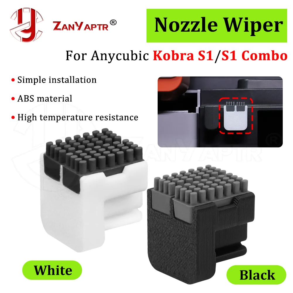 

For Anycubic Kobra S1 Upgrade Nozzle Wiper Nozzle Silicone Brush for Anycubic Kobra S1 Hotend Cleaner Tool Kobra S1 Accessories