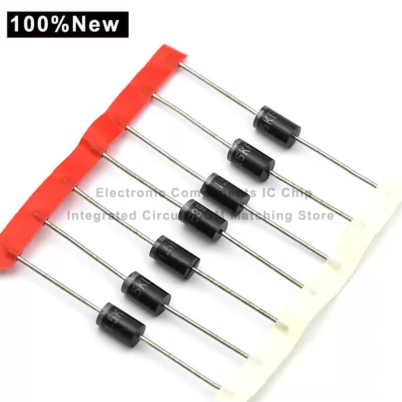 100pcs 1N5822 DO-27 IN5822 Schottky Diode 3A 40V DIP Wholesale Electronic