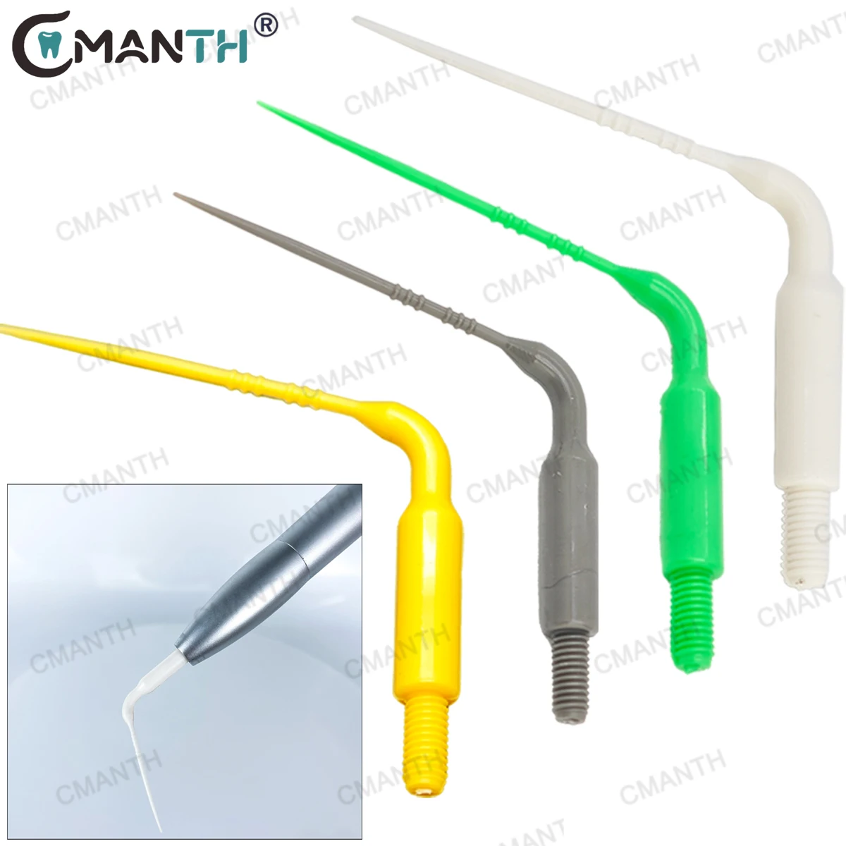 10pcs Dental Endo IrrigatIon Tips Plastic Sonic Tips VDW EDDY NSK KAVO Air Scaler Handpiece Dentist Tools