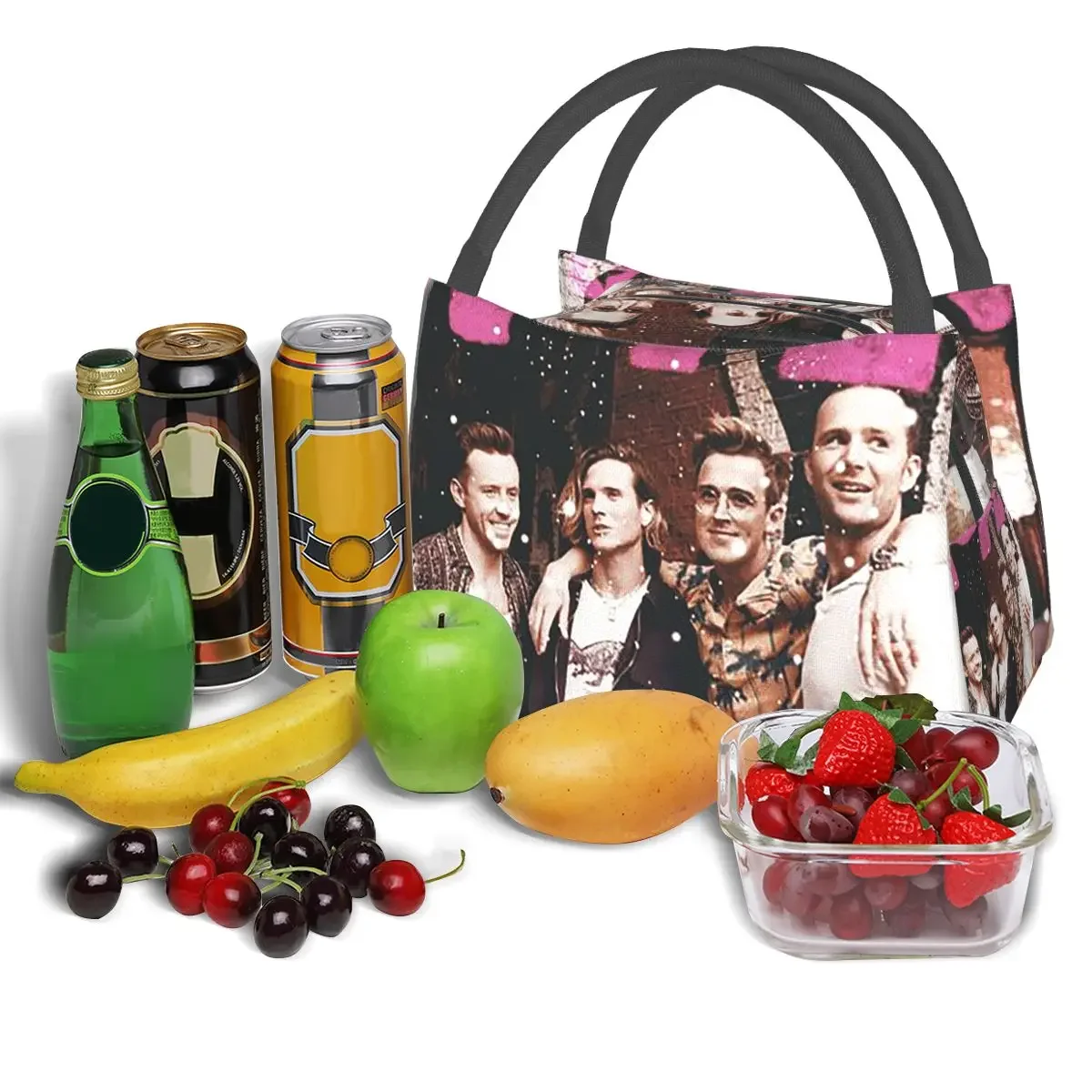 أكياس الغداء ماكفلي باند معزول بينتو صندوق قابل لإعادة الاستخدام حقيبة الغداء أكياس نزهة حقيبة حرارية برودة لمكتب الطالبات والنساء