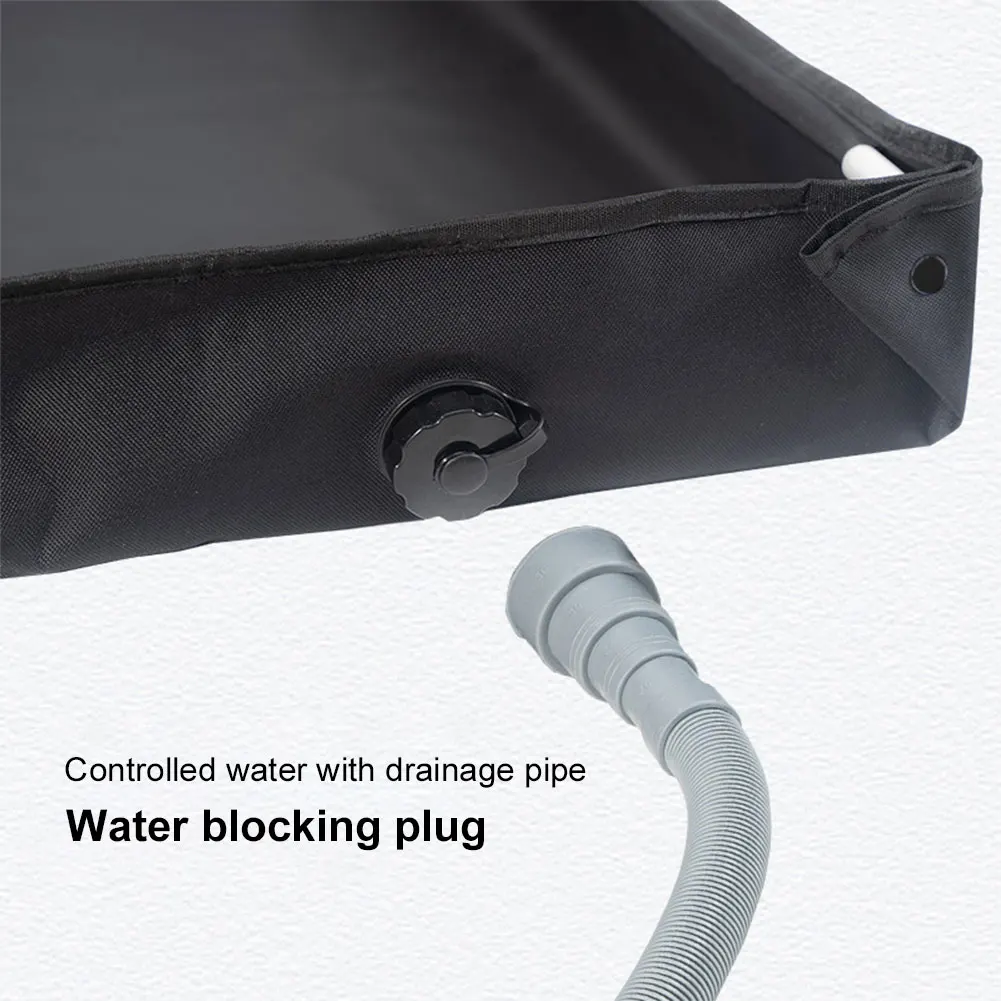 Portable Camping Shower Base with Drain Hose Camping Shower Tent Floor Base Outdoor Tent Shower Tray for Indoor and Outdoor
