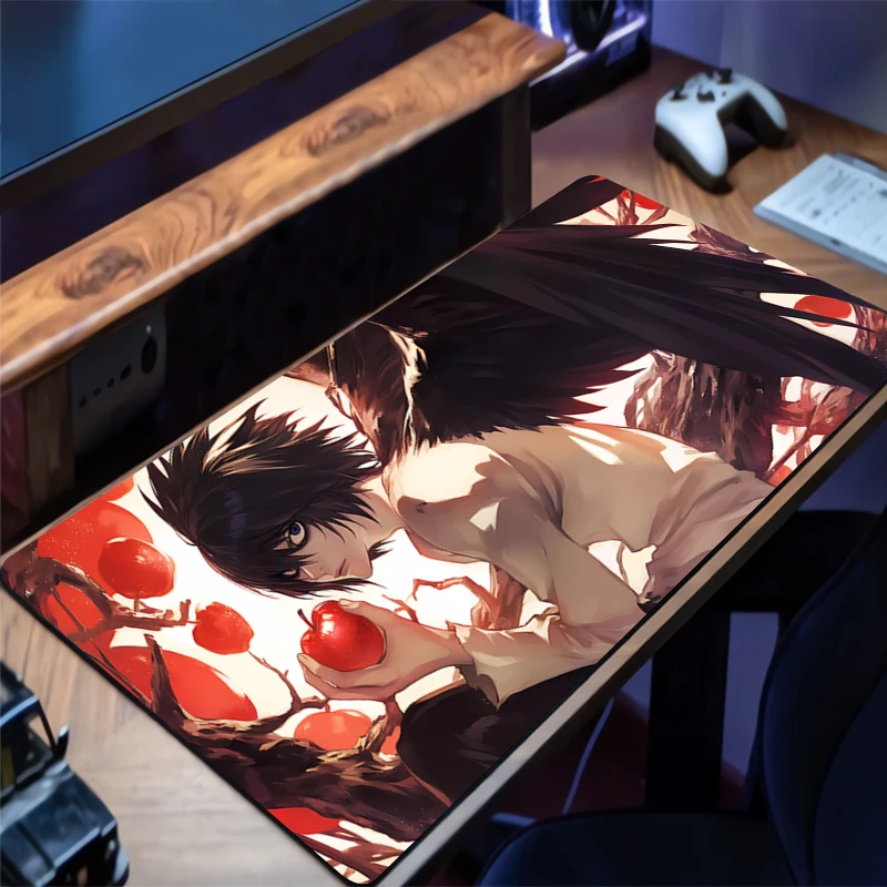 

Gaming Mouse Pad DEATH NOTE Gamer Computer Accessories Keyboard Table Mat Mousepad Company Laptop Desk mat PC big Anime Mousepad