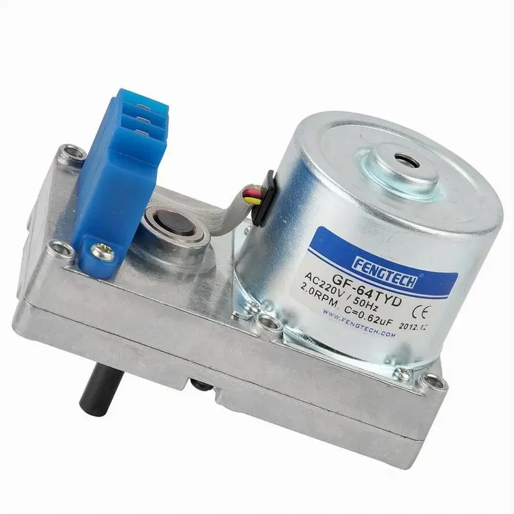 Feeding reduction motor for biomass wood pellet hot water boiler, 1.35 rpm 2 forward and reverse