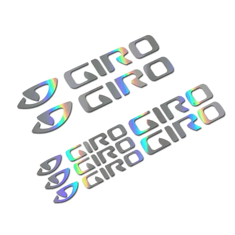 Juego de pegatinas de vinilo para casco con logotipo de Giro. Para monturas de casco o bicicleta. Muchos colores