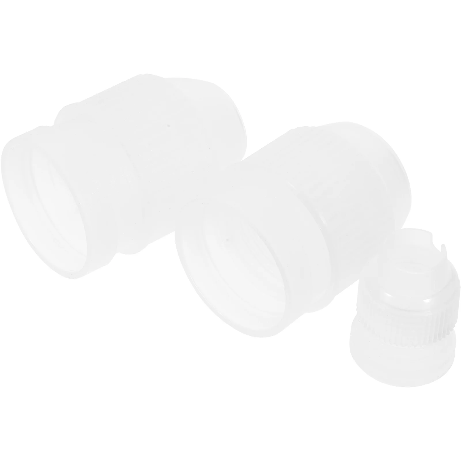 

3Pcs Pastry Piping Couplers Plastic Nozzle Converters Practical Cake Cookie Baking Supplies Couplers for Piping Bags