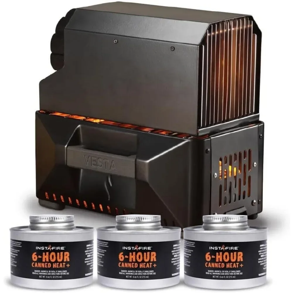 

Self-Powered Camping Indoor/Outdoor Heater & Stove Compact Off-Grid Emergency No Electricity Required