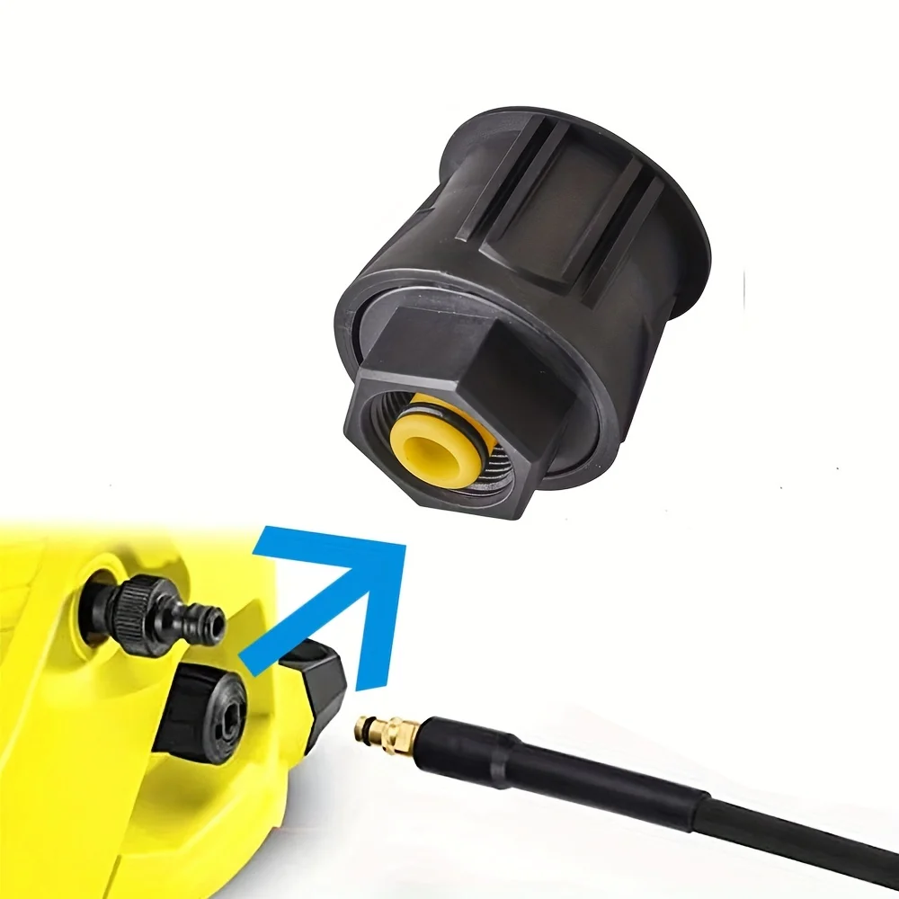 1 Piece of High-Pressure Quick Connector Adapter - Compatible with KARCHER K2-K7 Series Hoses and M22 14mm Female Connector