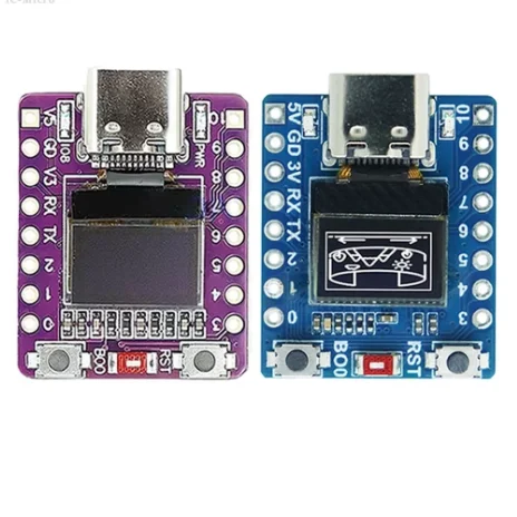 ESP32-C3 OLED Development Board With 0.42 Inch OLED Module Ceramic Antenna Wifi Bluetooth ESP32 Supermini Development Board