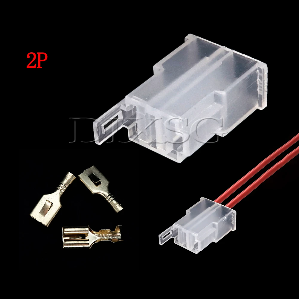 1 Set 2 Pin Automotive Rocker Switch Excavator Plug Large Current Connector for Bus Forklift Scraper Modified Vehicle