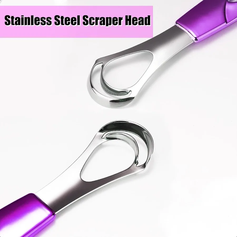 منظف اللسان مكشطة اللسان منظف اللسان مكشطة اللسان منظف مكشطة اللسان يساعد على مكافحة رائحة الفم الكريهة كاشطات اللسان Purp #5