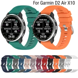 Silicone 20mm Watchband For Garmin D2 Air X10 Vivoactive 5 3 Strap Wristband For Xiaomi Watch S3 S2 S1 Band 22mm 18mm Bracelet