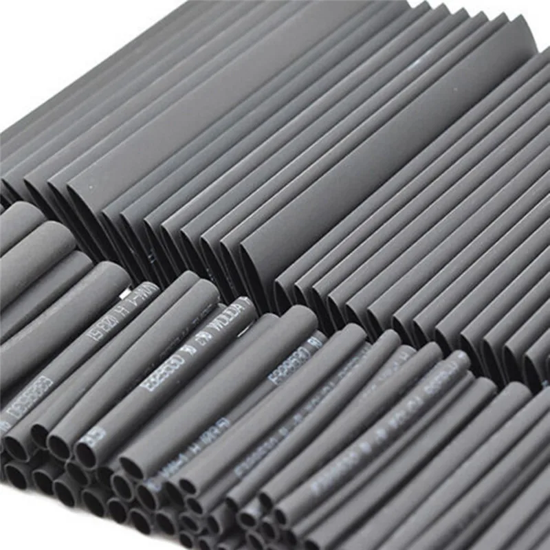 127 Stuks Polyolefine Krimpkous Buizen 2:1 Heatshrink Tubing Draad Connectoren Geïsoleerde Wrap Draad Reparatie Buis Moffen