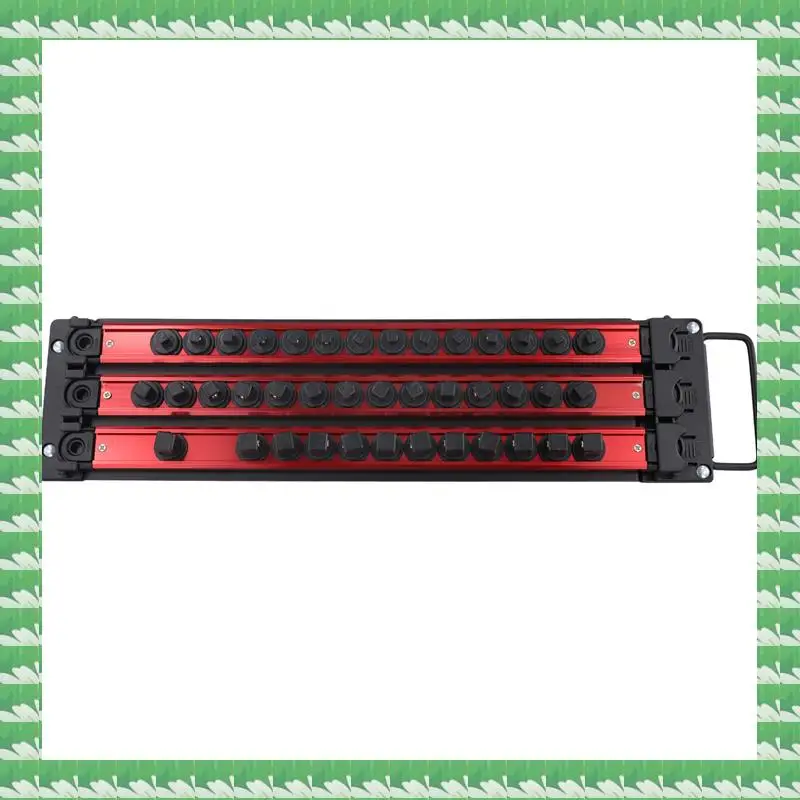 

ONCE Metal Socket Storage Rack Magnetic Screwdriver Head Holder Household Electrician Hanging Storage Strip