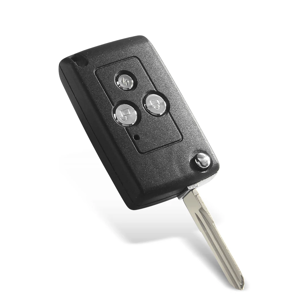 Dandkey For LADA Priora Niva Vaz Granta Samara 2108 Xray Blank 3 Buttons Modified Flip Replacement Car Key Shell Remote Key Case