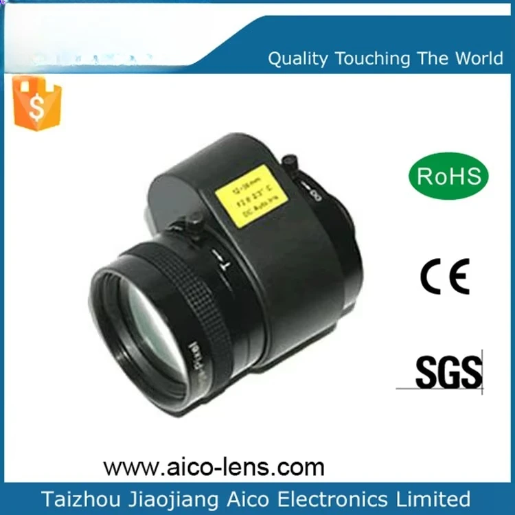 n Cctv Vari-focal 3x Zoom Lens with 2/3inch Image Format2/3" F2.8 DC Auto-iris 2 Mega Pixel 12~36mm C-mount Industrial Visio